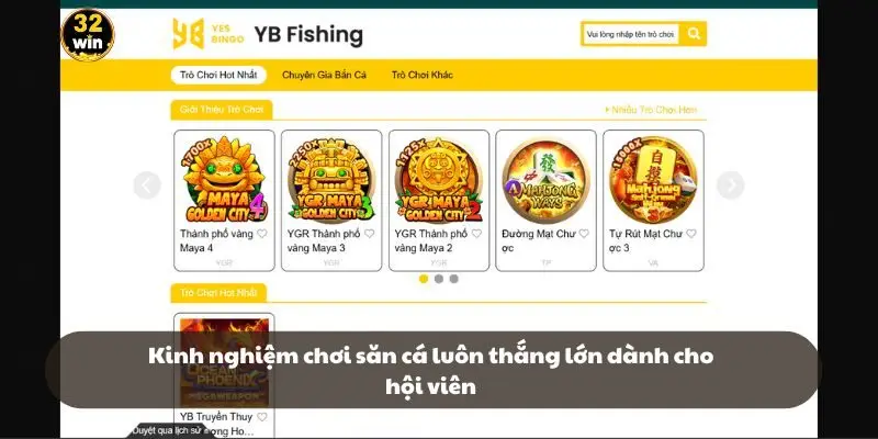 Kinh nghiệm chơi săn cá luôn thắng lớn dành cho hội viên