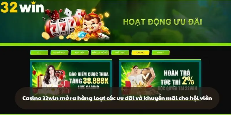 Nhà cái mở ra hàng loạt các ưu đãi và khuyến mãi cho hội viên