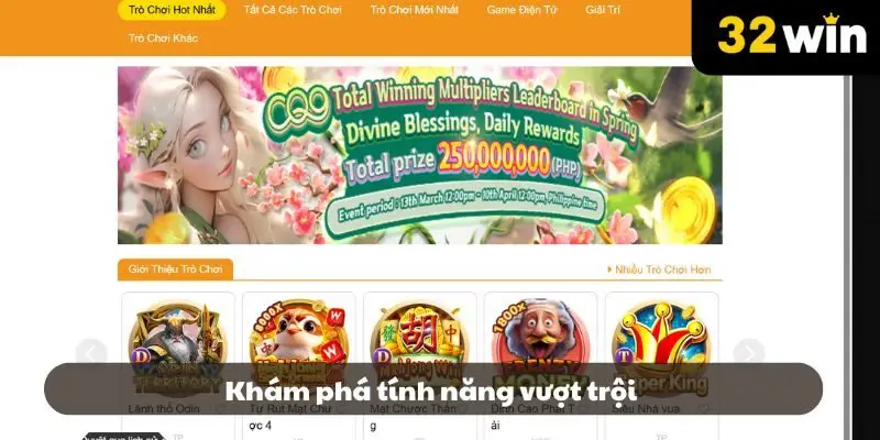 Khám phá tính năng vượt trội