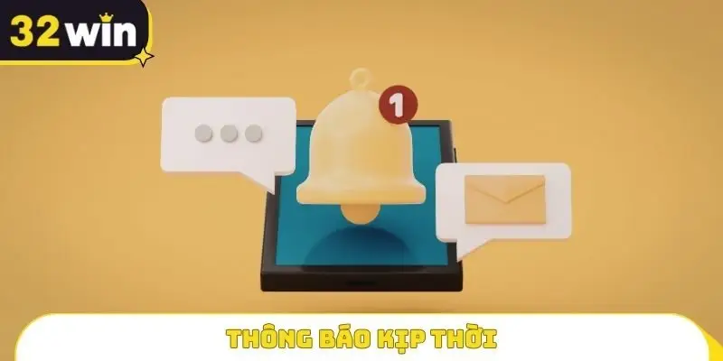 Thông báo kịp thời